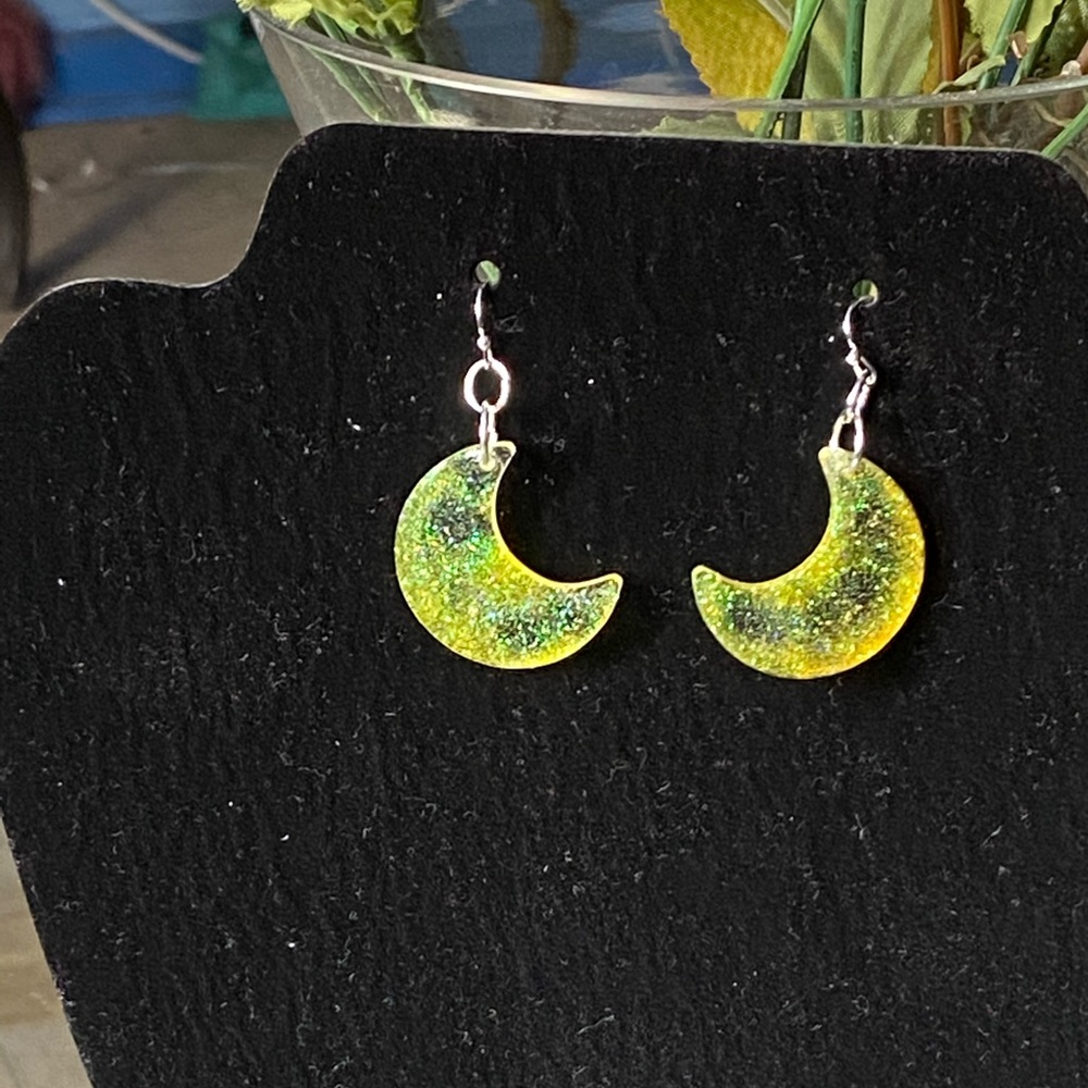 Handmade Moon Earrings